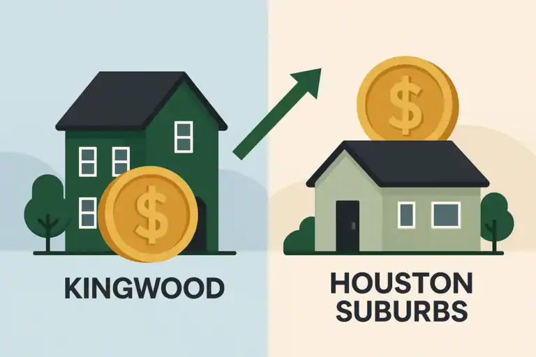 Kingwood Housing Costs vs. Houston Suburbs