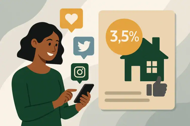 Using Social Media to Promote Low-Rate Mortgage Deals